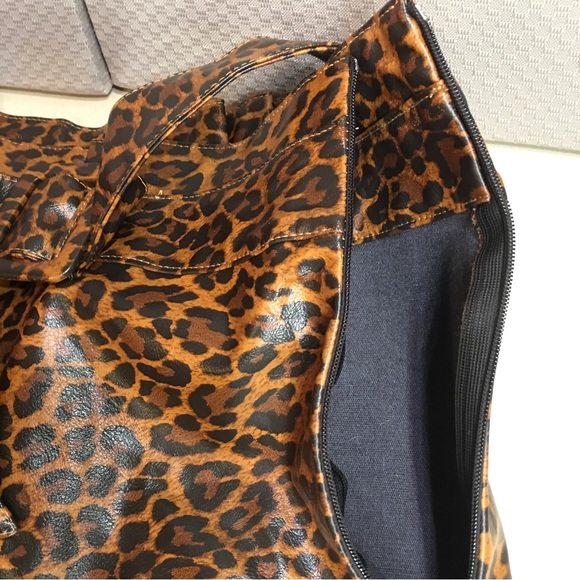 NWT Umgee Animal Leopard Print Skirt - Picture 7 of 11